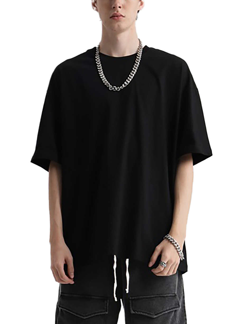 Streetwear Unisex 100% Cotton Basic Tee - Print On Demand | HugePOD-3